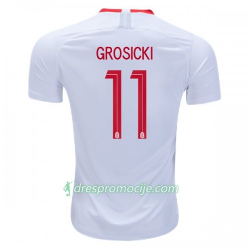 Poljska Dres Grosicki 11 Domaći Svjetsko prvenstvo 2018 Poljska Dres Grosicki 11 Domaći Svjetsko prvenstvo 2018